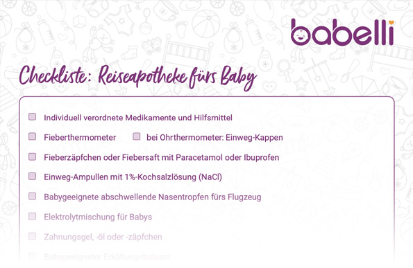 Download: Reiseapotheke für Babys